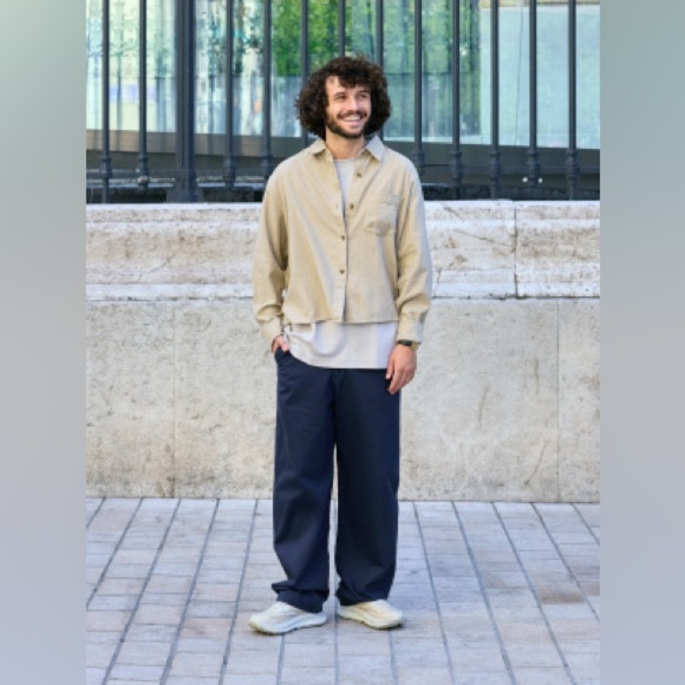 Uniqlo U - Men’s Wide Fit Chino Pants (Navy)